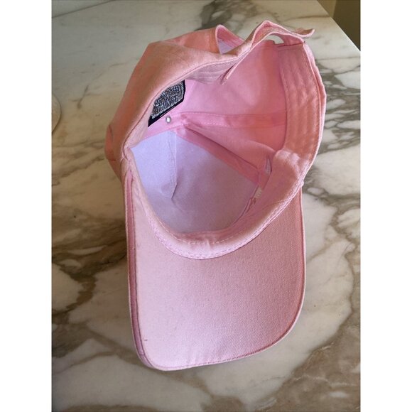 Genuine Biker Embroidered Pink Baseball Cap With Adjustable Strapback Moto - Picture 5 of 6